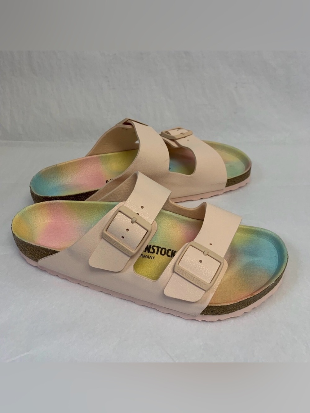 Birkenstock Womens Arizona EVA Sandals - Light rose / Tie Dye - Picture 3 of 9